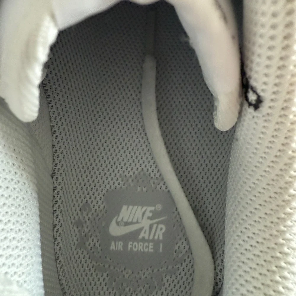 Nike Air Force 1 White Sneakers - Picture 6 of 6